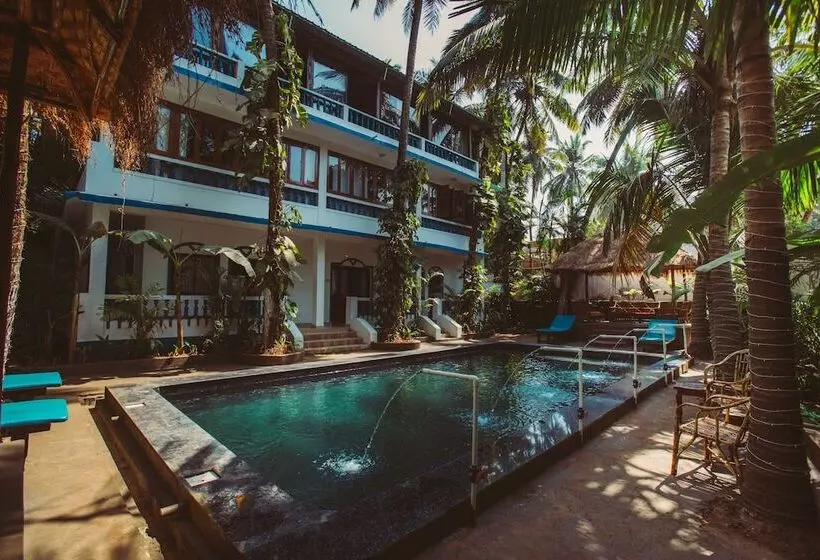 ホテル Nalanda Retreat Goa By Mandrem Beach