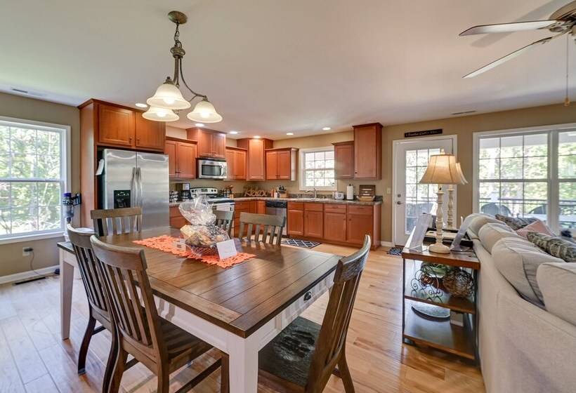 Lakefront Gilbertville Haven W/ Private Boat Dock!