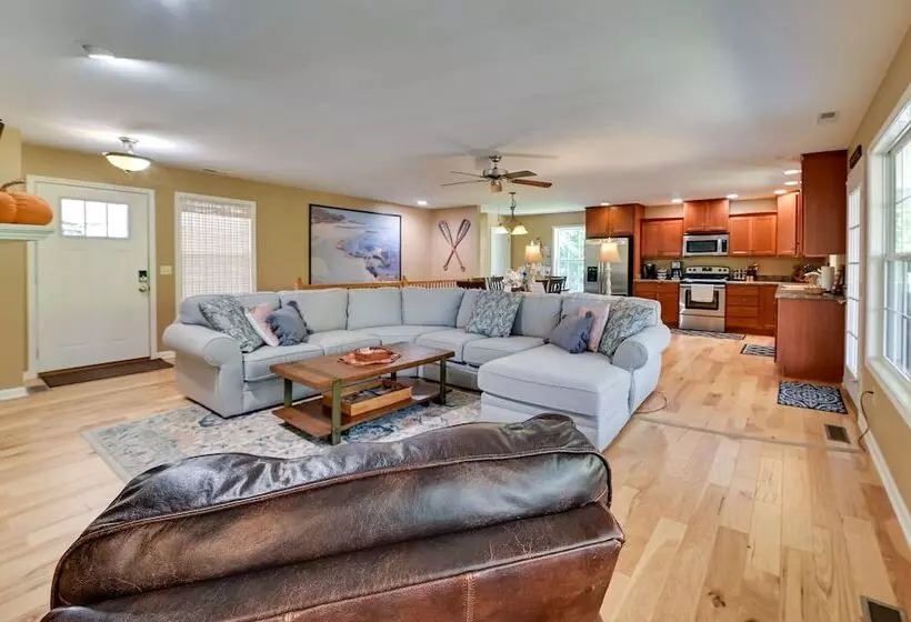 Lakefront Gilbertville Haven W/ Private Boat Dock!