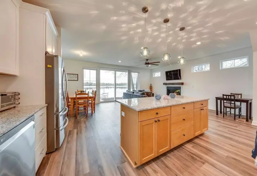 Lakefront Burlington Vacation Rental: Dock + Beach