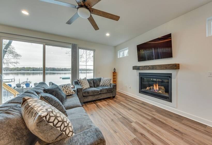 Lakefront Burlington Vacation Rental: Dock + Beach