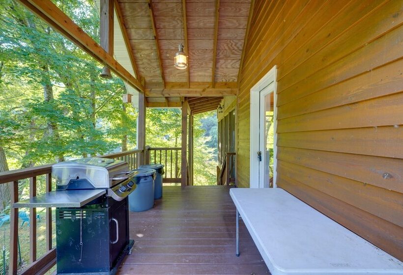 Riverfront West Virginia Cabin W/ Screened In Deck