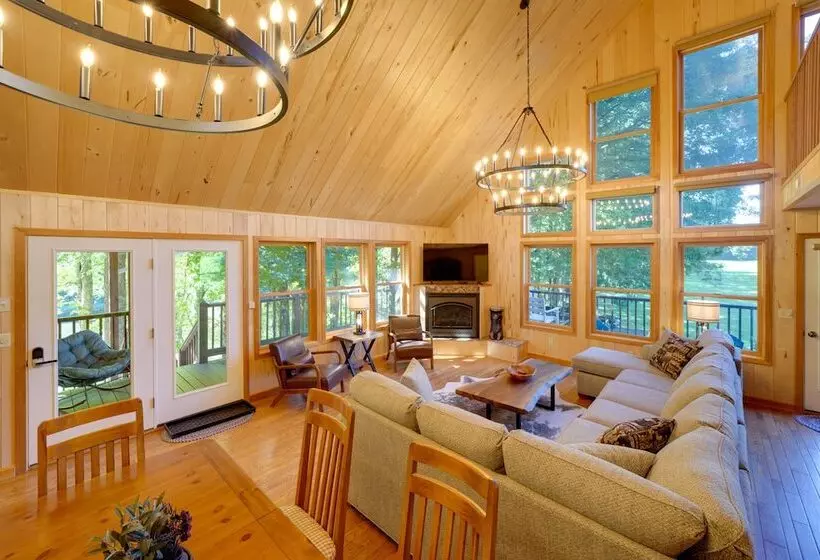 Riverfront West Virginia Cabin W/ Screened In Deck