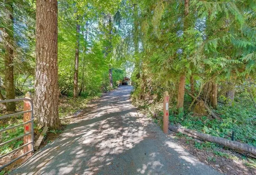 Spacious Packwood Cabin W/ Hot Tub   Near River