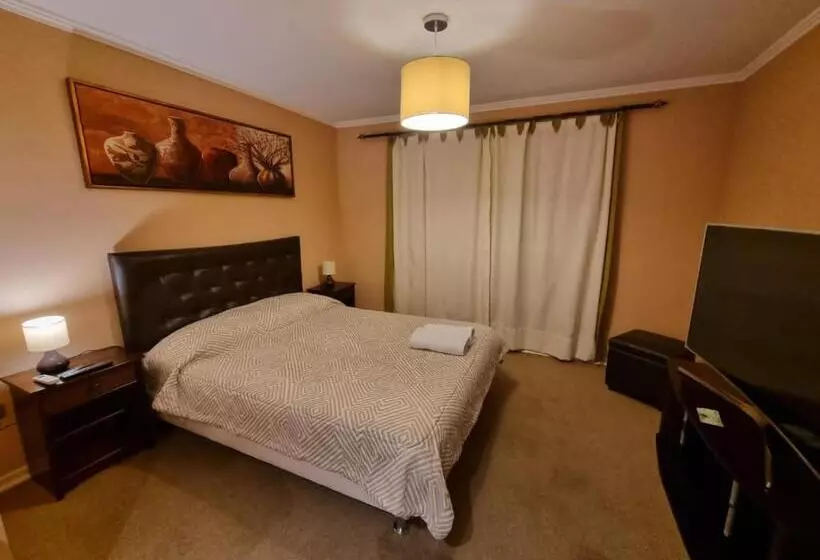 ベッドアンドブレックファースト Hostal Machali Habitacion Matrimonial Baño Privado Calefaccion Y Estacionamiento