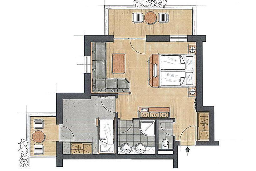 酒店 Familien Natur Resort Moar Gut