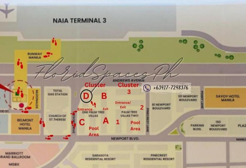 Studio 2nd Fl With Balcony Across Terminal 3 Airport