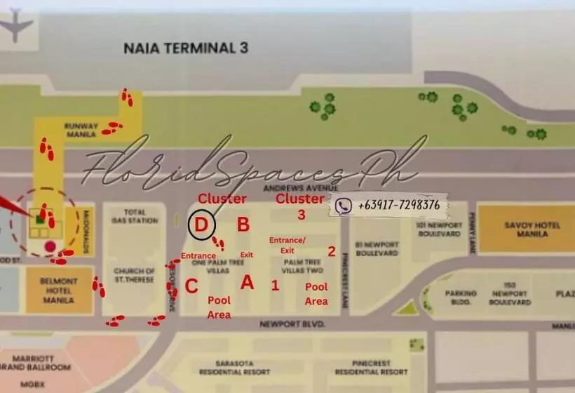 Studio 2nd Fl With Balcony Across Terminal 3 Airport