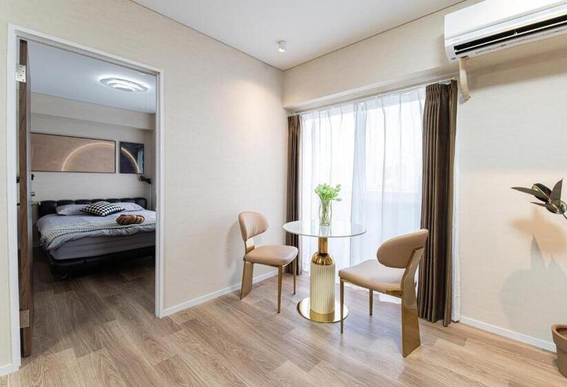 7全新装修套房3室2厅 新宿2站,max 8p Spacious,3rooms Near Shinjuku