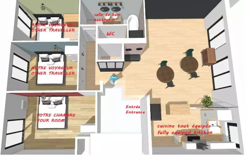 Majatalo Maison Des Voyageurs Cerise   Paris Orly