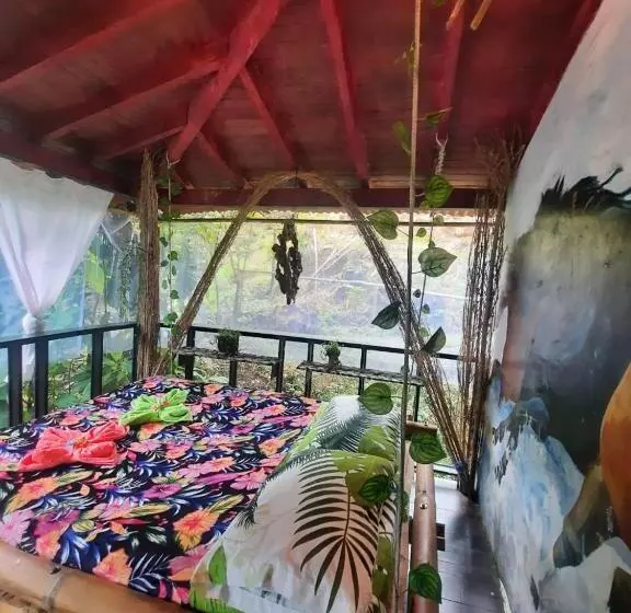 ホテル Eco Hostal Tierra De Agua Y Fuego