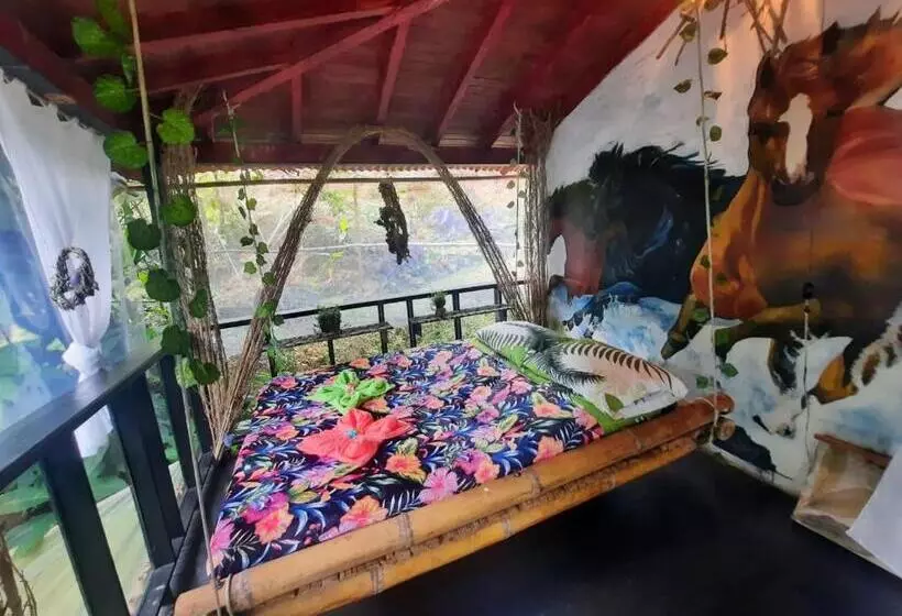 ホテル Eco Hostal Tierra De Agua Y Fuego
