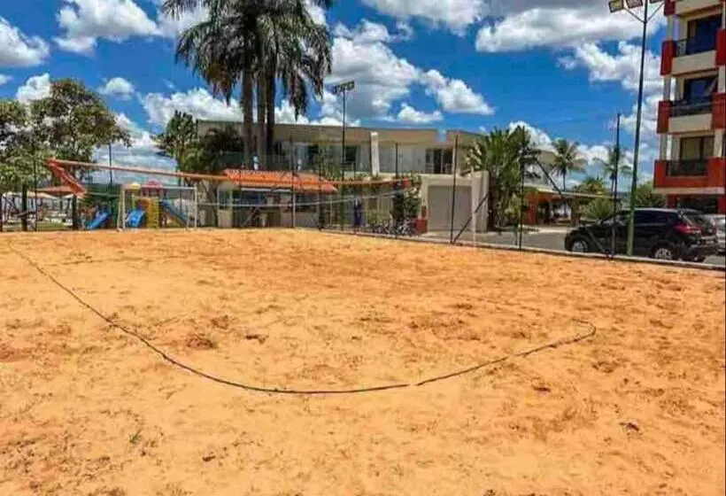 Flat Lake Side Decoração Retrô