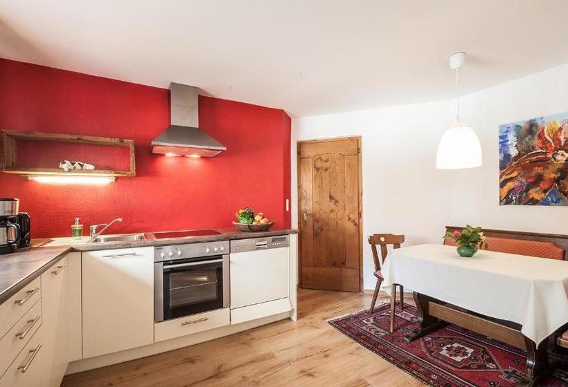 ホテル Appartements Ausserladscheider