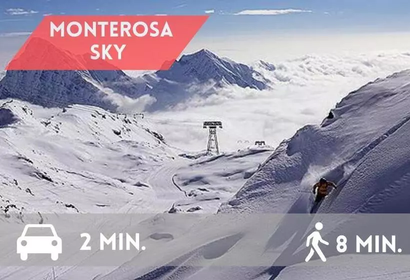 5 Minutes From Monterosa Ski, Small Cottage