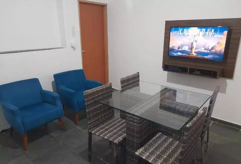 ペンション Suíte Com Uma Cama De Casal E Uma Cama De Solteiro
