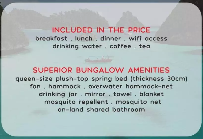 Lomakeskus Mansuar Raja Ampat Bungalows