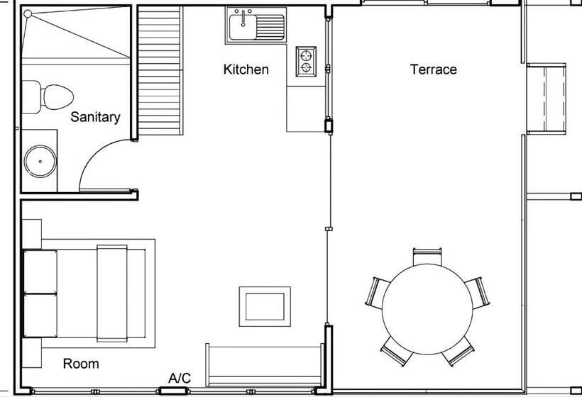 ベッドアンドブレックファースト Luxury Apartments Nauyaca By Paradiselodge