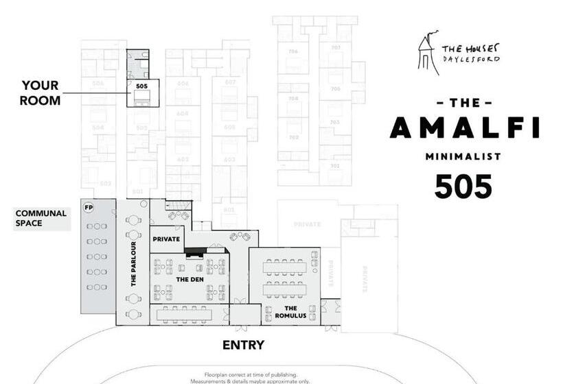 מוטל The Amalfi Minimalist Room E