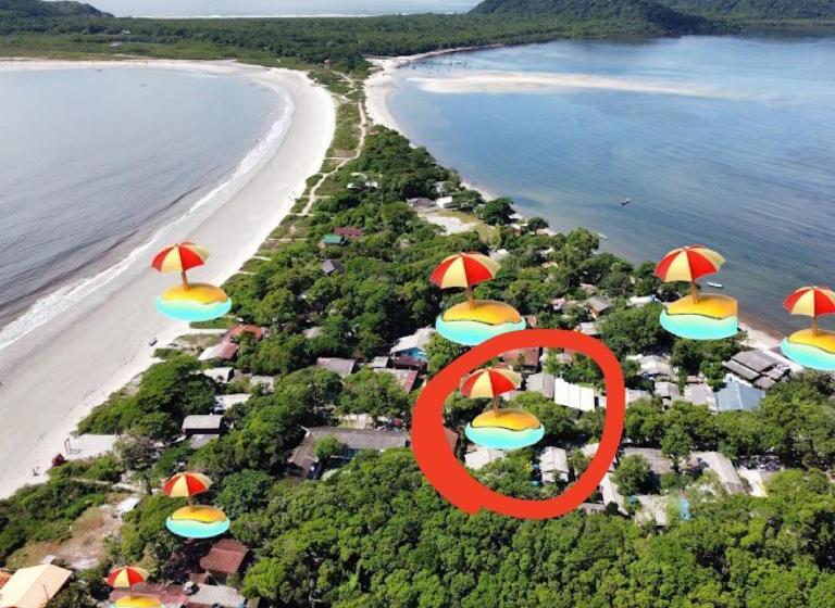 فندق صغير Ilha Do Mel Casa Familiar Quartos Economicos Nova Brasilia