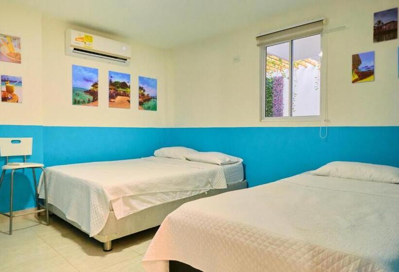 تختخواب و صبحانه Casa En Cartagena Con Jacuzzi