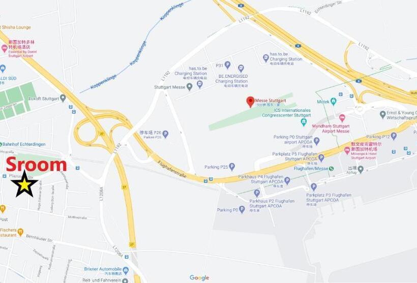 Majatalo Sroom Stuttgart Flughafen Messe