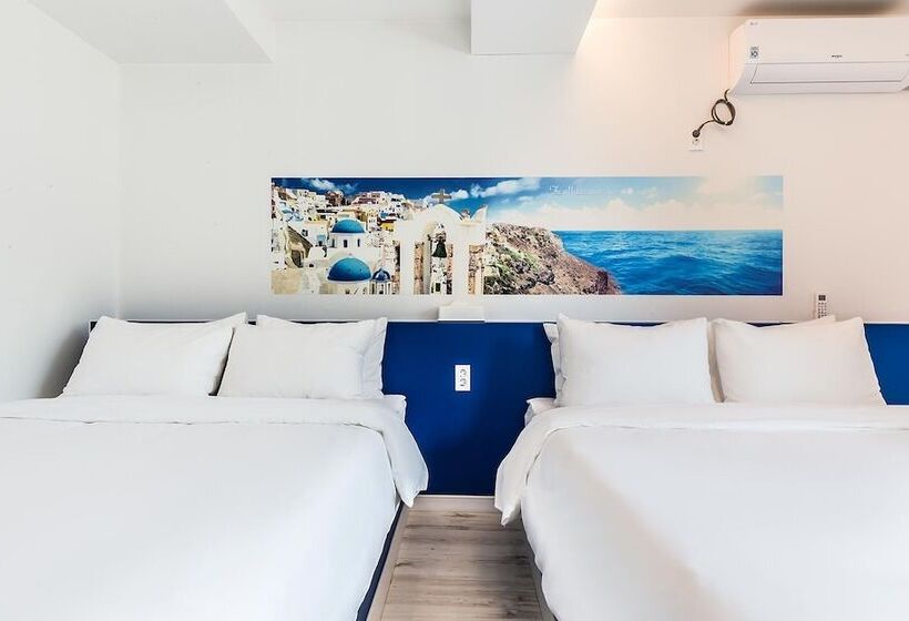 מוטל Gangneung Gyeongpodae Santorini