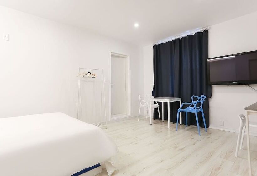 מוטל Gangneung Gyeongpodae Santorini