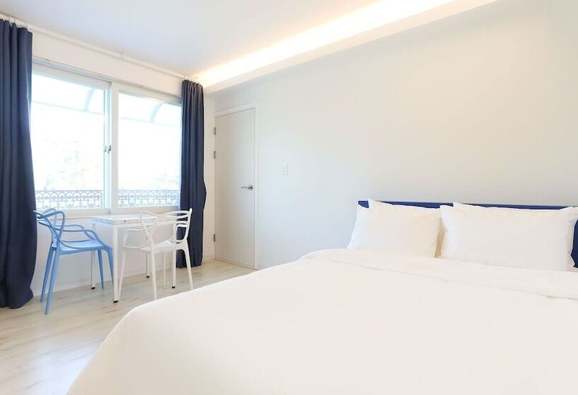 מוטל Gangneung Gyeongpodae Santorini