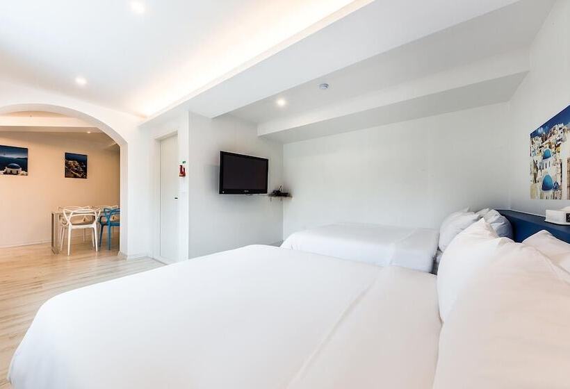 מוטל Gangneung Gyeongpodae Santorini