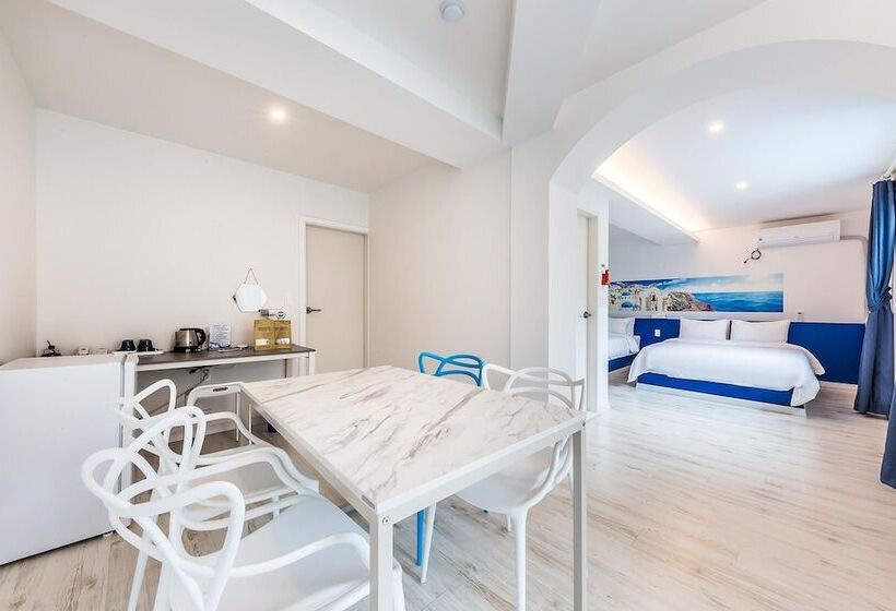 מוטל Gangneung Gyeongpodae Santorini