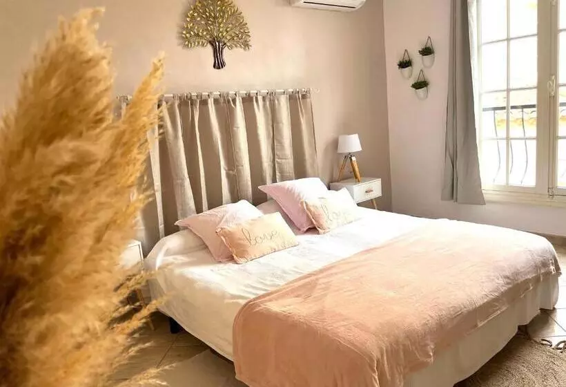 ペンション Chambre Indépendante à Lezignan La Cèbe