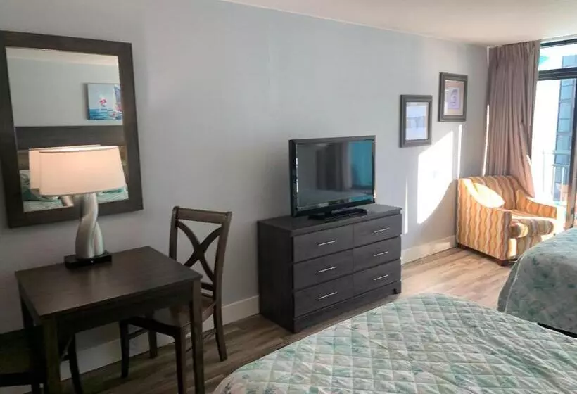 هتل Upgraded Studio At Landmark Resort ! 17 Pools, Lazy Rivers, Jacuzzis! 814