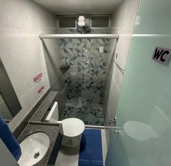 Hotelli Quarto Privativo Com Banheiro Compartilhado Em Pousada Recém Construída,a 500mts Do Pátio Do Forró