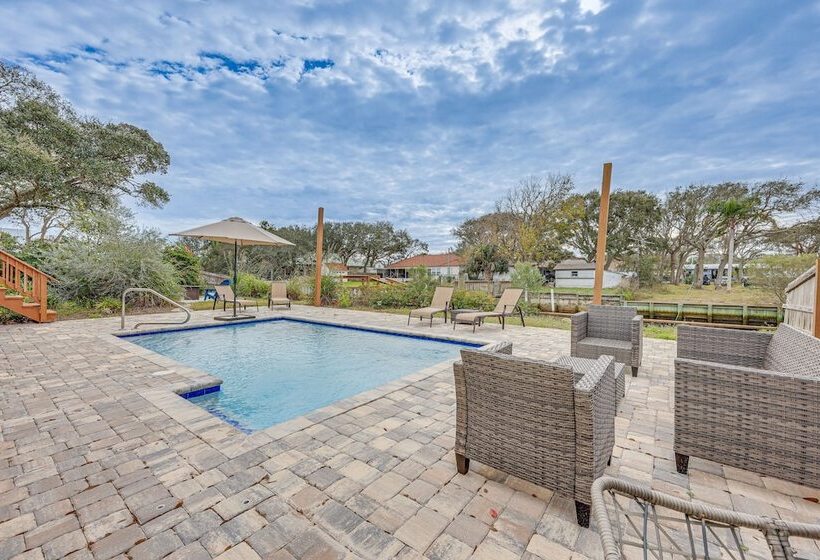 Canal Front St Augustine Home W/ Dock & Pool!