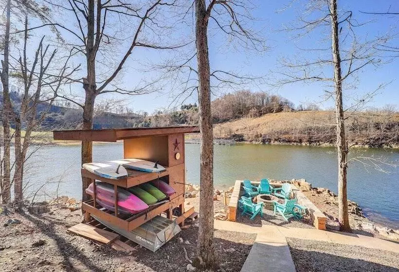 Waterfront Watauga Lake Home W/ Private Dock!