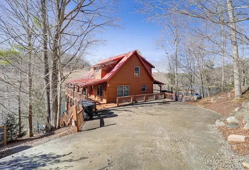 Waterfront Watauga Lake Home W/ Private Dock!