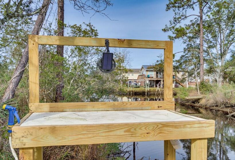 Bay St Louis Home W/ Private Dock + Kayaks!
