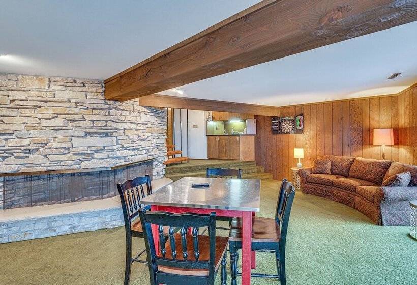 Eclectic Hubertus Home W/ Game Room & Fire Pit!