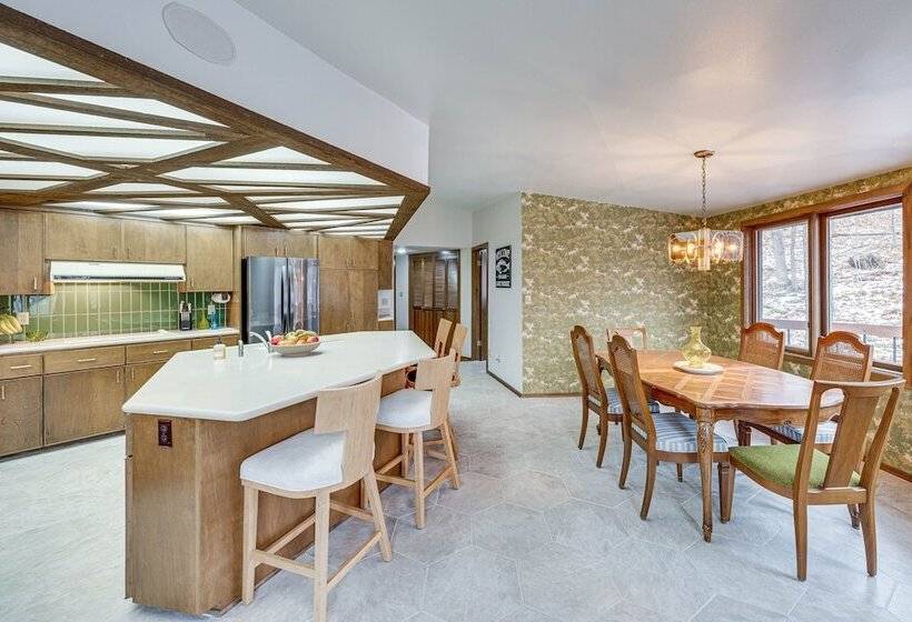 Eclectic Hubertus Home W/ Game Room & Fire Pit!