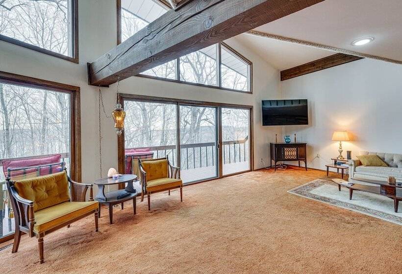Eclectic Hubertus Home W/ Game Room & Fire Pit!