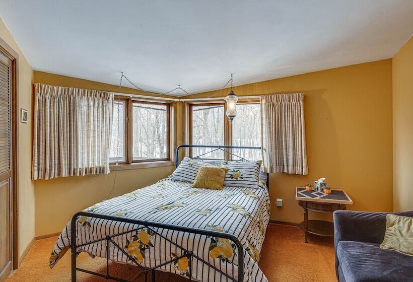 Eclectic Hubertus Home W/ Game Room & Fire Pit!