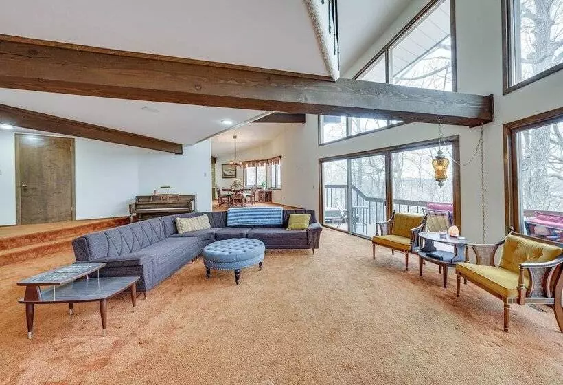 Eclectic Hubertus Home W/ Game Room & Fire Pit!