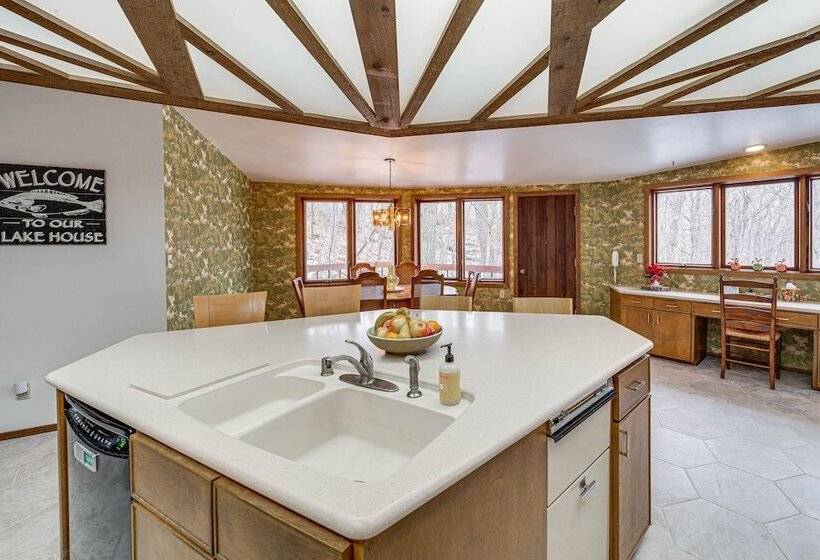 Eclectic Hubertus Home W/ Game Room & Fire Pit!