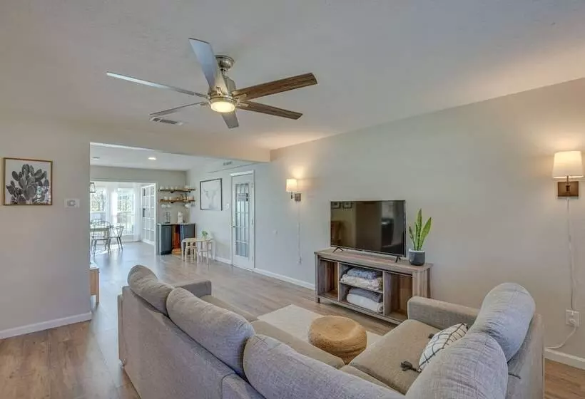 Game Room & Fire Pit: Family Friendly Aubrey Home