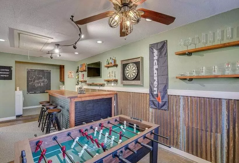 Game Room & Fire Pit: Family Friendly Aubrey Home
