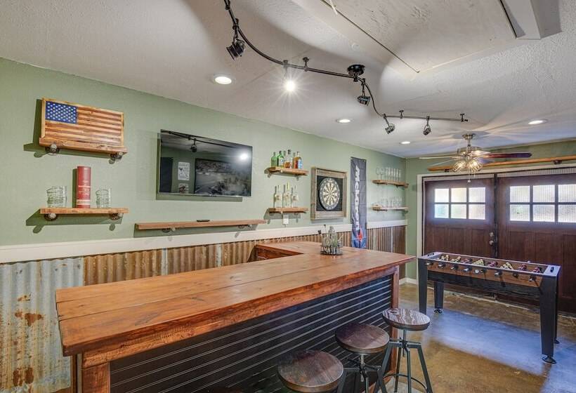 Game Room & Fire Pit: Family Friendly Aubrey Home