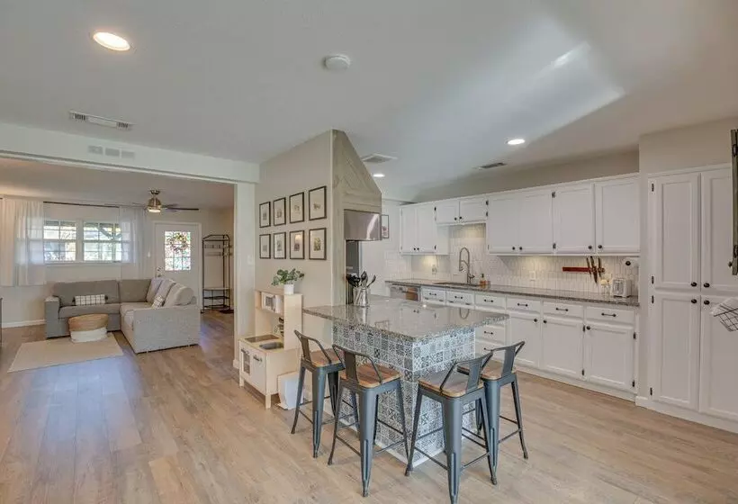 Game Room & Fire Pit: Family Friendly Aubrey Home