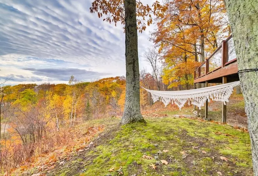 Pet Friendly Michigan Home W/ Deck & Views!