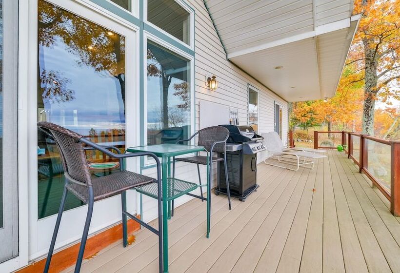 Pet Friendly Michigan Home W/ Deck & Views!
